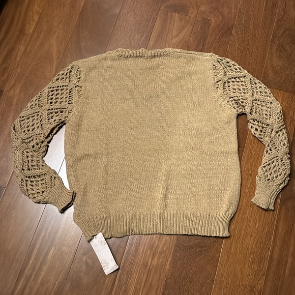 NWT Womenโs size Large Sweater Pointelle V-Neck - Picture 8 of 12